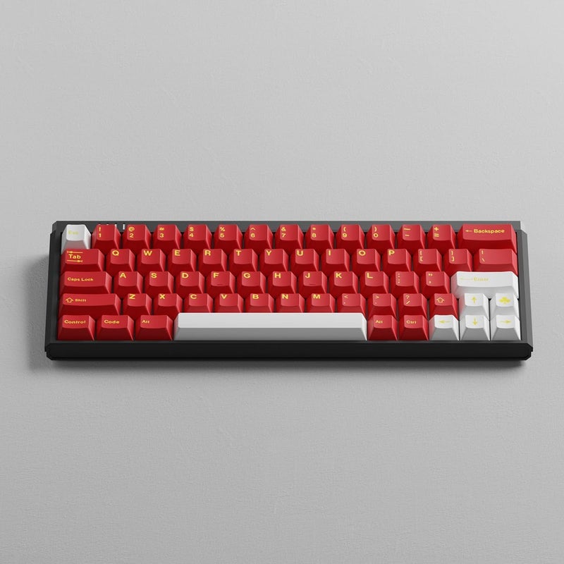 Sumgsn 160 Keys Doubleshot Keycaps Cherry Profile Classic Red Keycaps Set 7u Spacebar Fit for 61/64/87/104/108 Cherry Mx Switches ISO ANSI Layout Mechanical Keyboards Alice Keyboards - Image 3